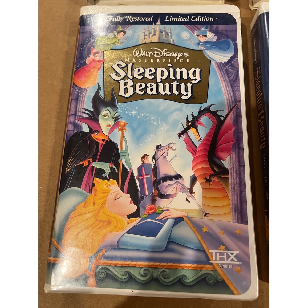 Vintage‎ VHS Disney Movie Sleeping Beauty Limited Edition